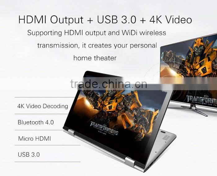 Onda oBOOK 11 Ultrabook Laptop 11.6 inch Win 10 + Android 5.0 Intel Cherry Trail Z8300 64bit Quad Core 1.44GHz 4GB RAM 64GB
