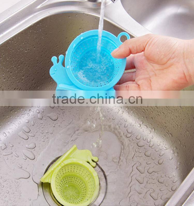 Silicone material cheap funny cartoon lovely bathroom floor drain promotional