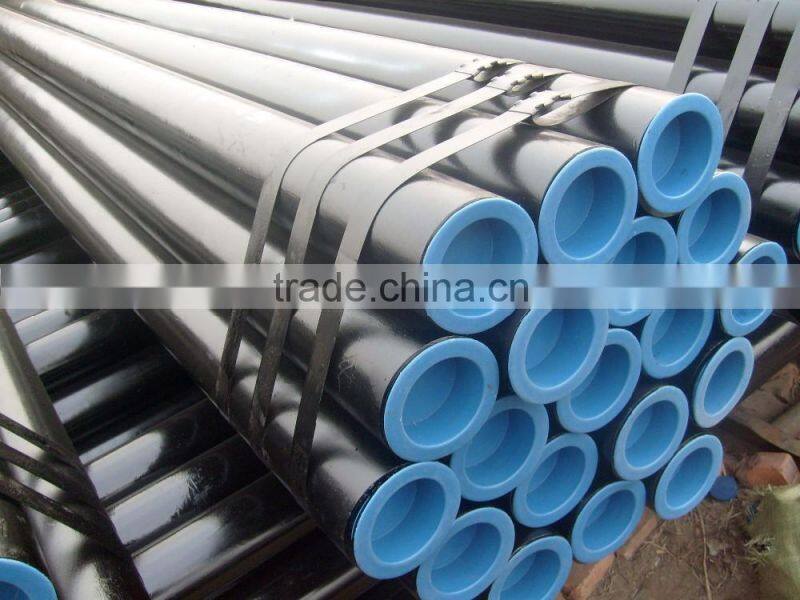 Black Steel Seamless Pipes sch40 ASTM A106