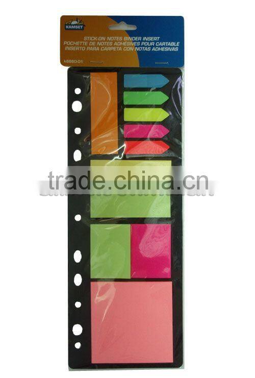 New design with self stick notes