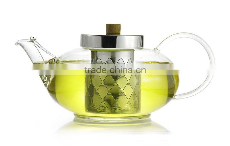 1200ML GLASS TEA POT