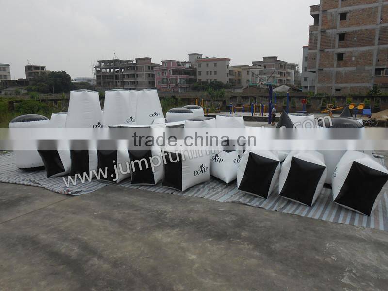 inflatable cylinder bunker/inflatable barrier bunker/inflatable paintball obstacle