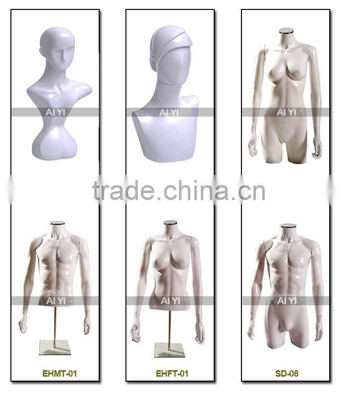 Plastic Male Wholesale Training Mannequin Head Afro