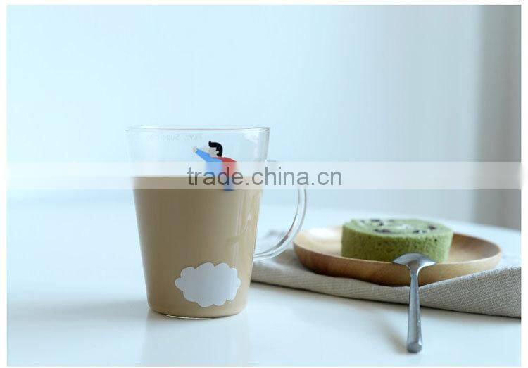 hot sale glass cup with handle cup mabufacturers in cheap price