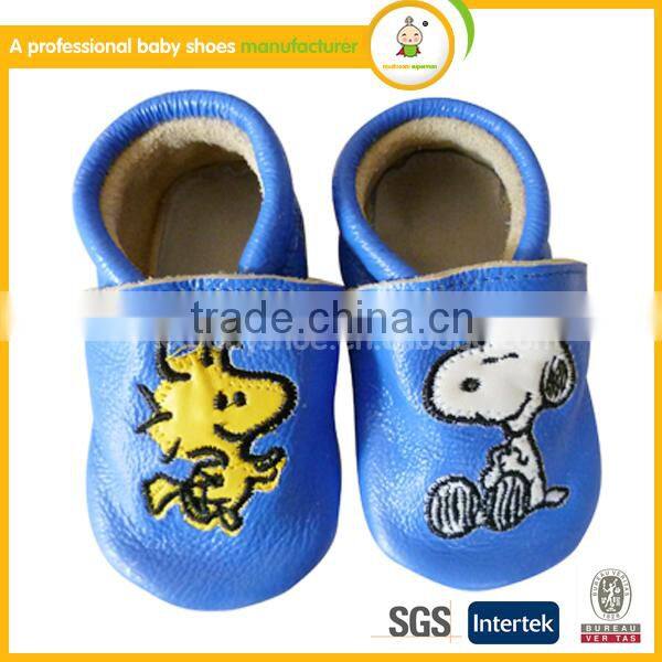 2015 Popular PU wholesale cheap leather moccasin baby shoe