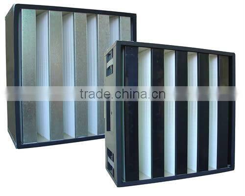 Industrial Fiber glass HV Combined HEPA Air filter for the terminal filtration system