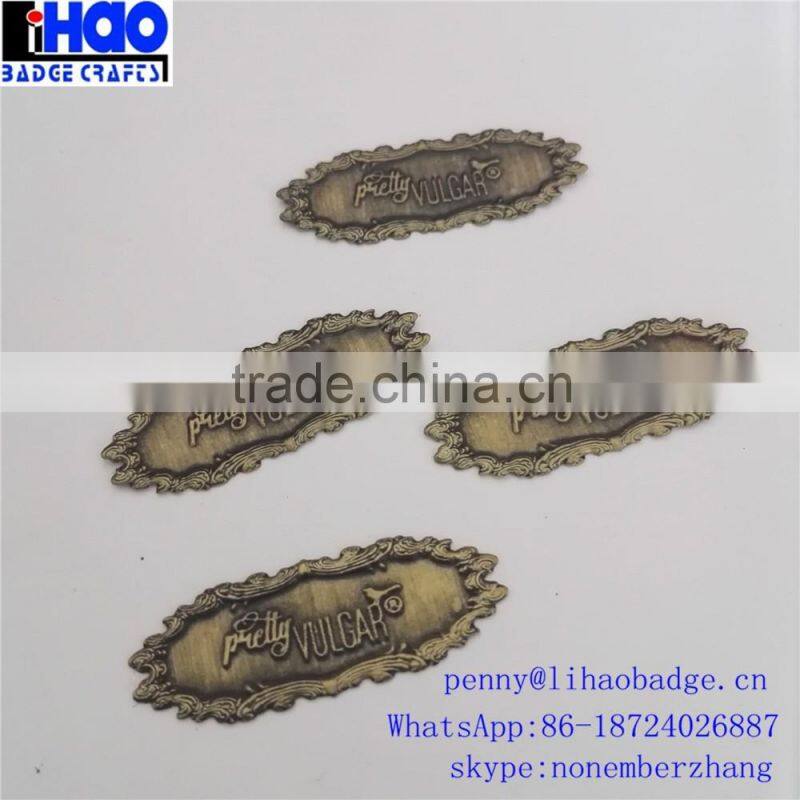 adhesive metal sticker,luxury metal labels for brandy bottles