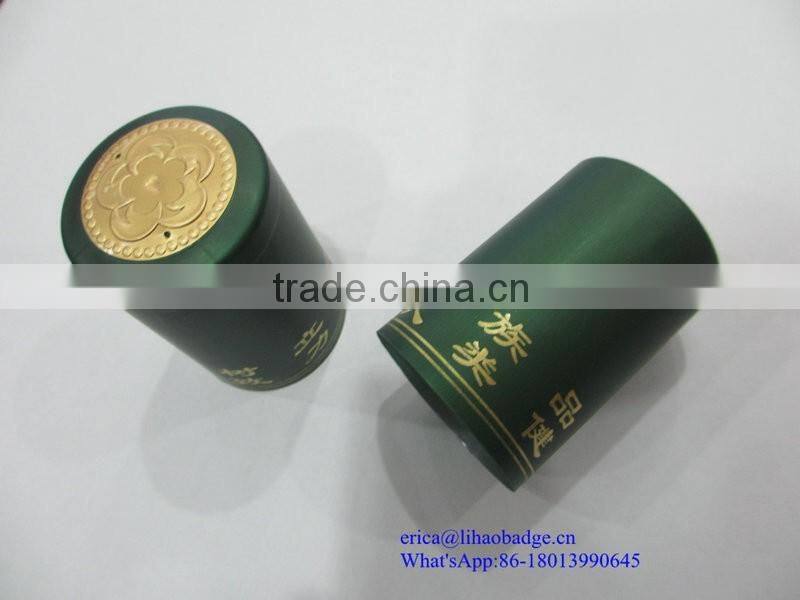 sulppy PVC cap, heat shrink cap, wine bottle sealing sleeve