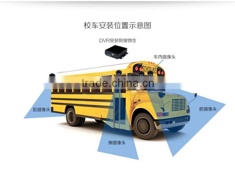 4 channel AHD 4g mobile dvr for vehicles XY-9638-SD-4G