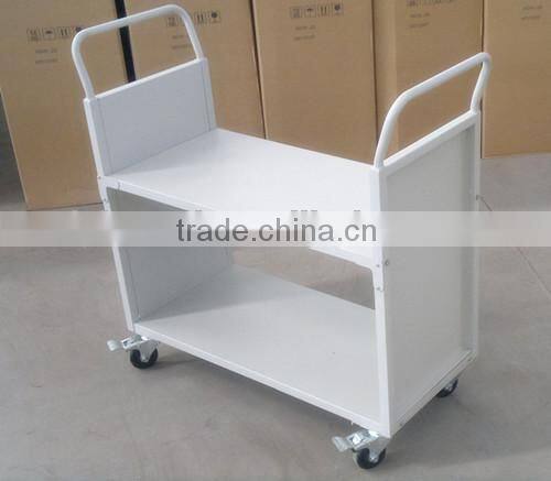Mobile Steel Library Book Carrier