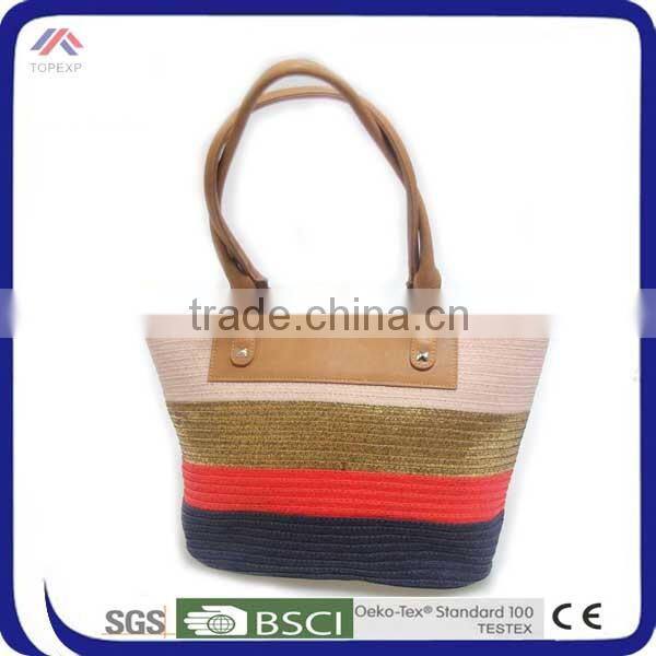 Straw Tote Bag For Shopping