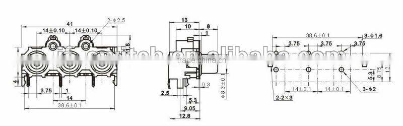 rca double jack PJB-13V01