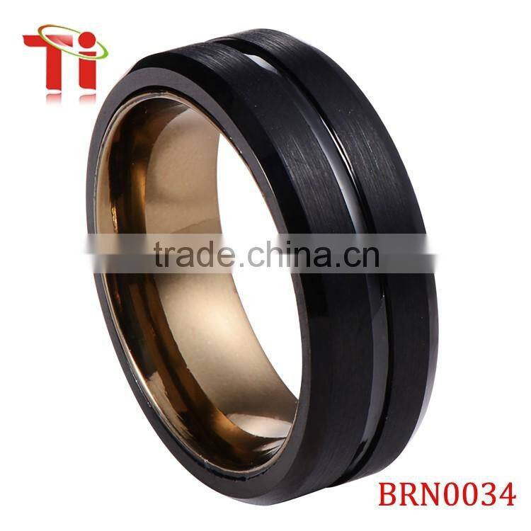 tungsten ring hammered ring tungsten carbide gold ring men's ring tungsten carbide