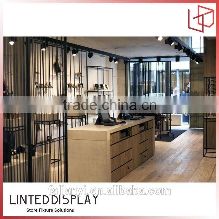 cabinet kiosk for handbag store design