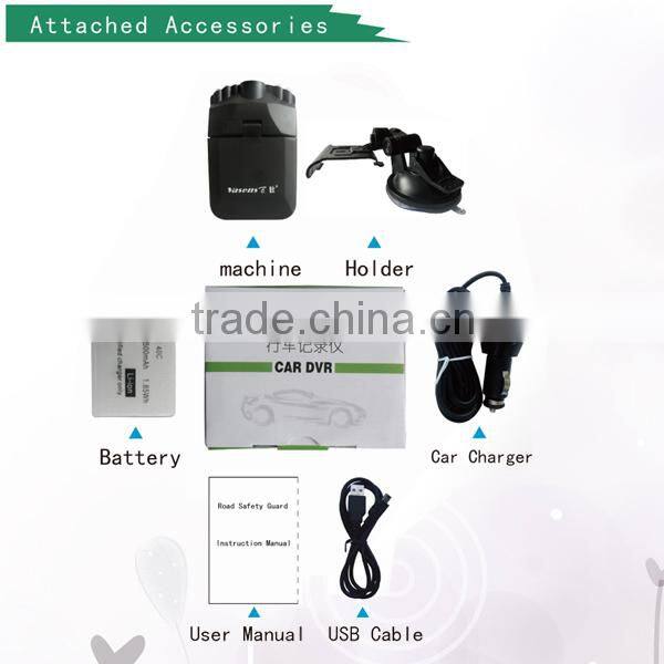 FHD 1080P front rear camera car dvr indispensible Car Dash Camera DVR