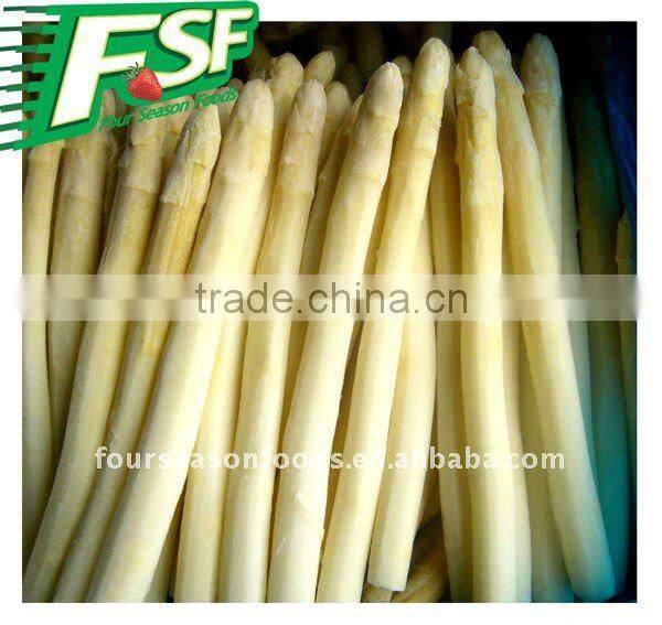 Frozen white asparagus spears