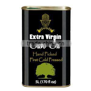 Premium Quality Organic Extra Virgin Olive Oil. Organic Olive Oil. 100% Extra Virgin Olive Oil. 1st Cold Press. 3 L metallic Tin