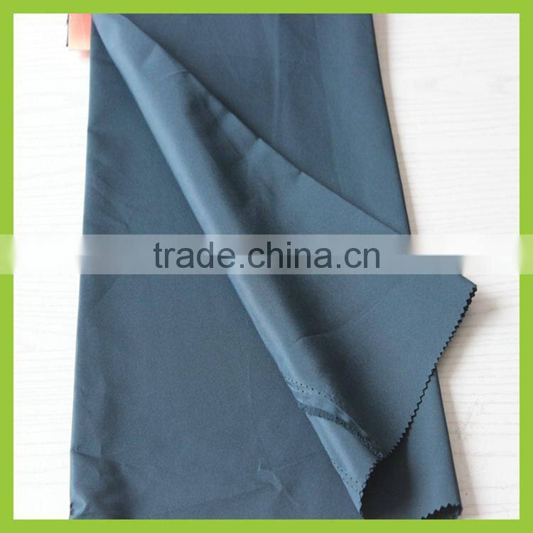 new 240T Dark Green Polyester pongee clothes fabric of manufacture for dress