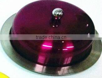 Retangular stainless steel butter dish with lid