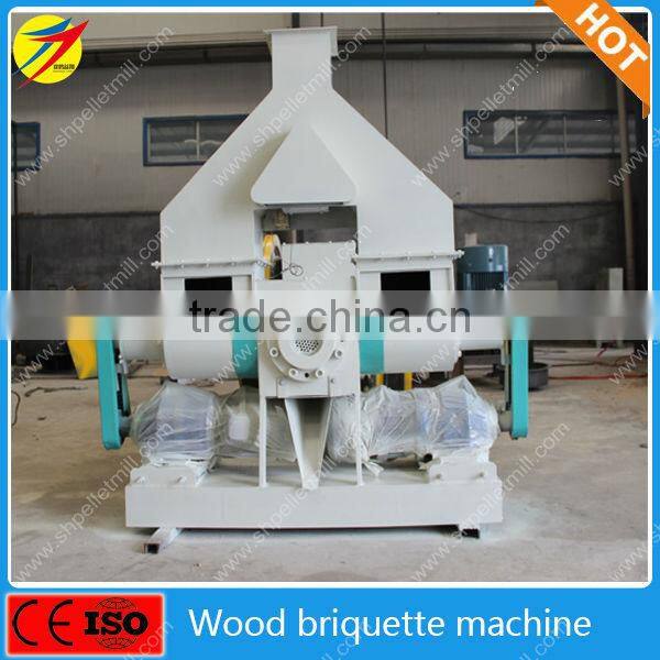 Industrial biomass wood briquette machine with screw conveyor