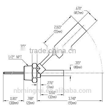 MR-L11 Stainless steel Leve Sensor for humidifiers