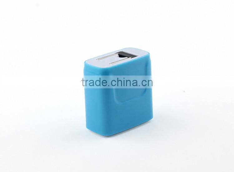 Portable 2 USB Ports Mobile Phone Travel Charger With US / EU Plug