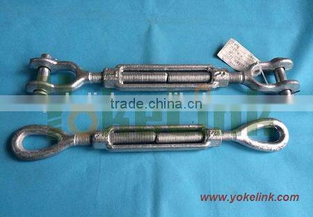 Pole line hardware Hot Dip Galvanized Forging Turn buckles