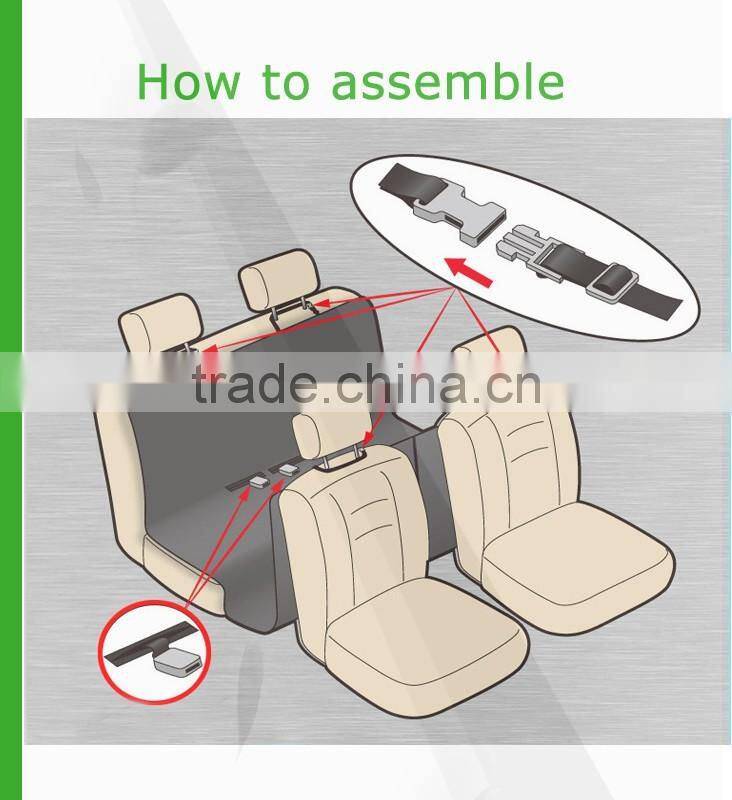 pet accessories wholesale washable oxford protective Deluxe Car Hammock Seat Protector