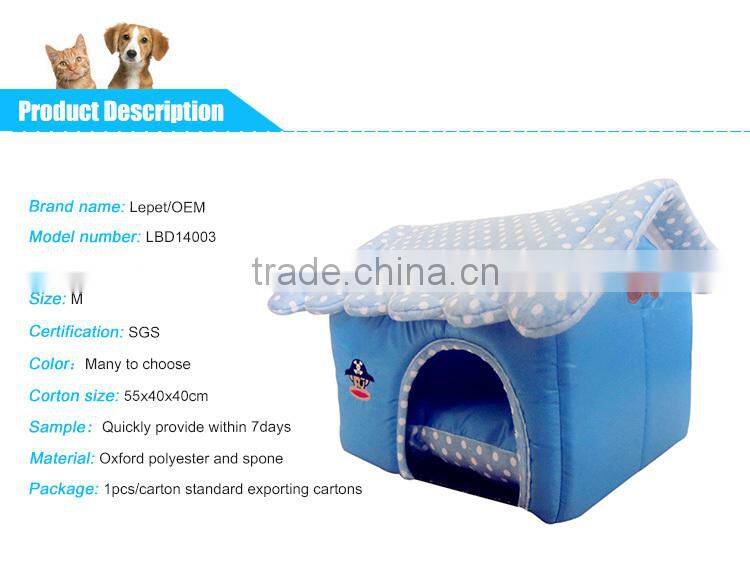 Factory wholesale new soft pet dog house indoor handmade dog house