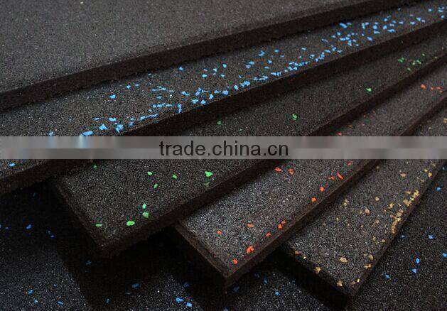 Gym rubber mat ,10mm-50mm rubber flooring tile .rubber floor mat