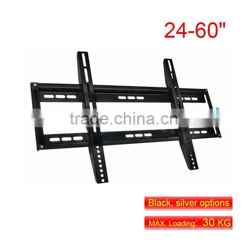 Cold-rolled outdoor tv mounting brackets Steel LCD TV bracket,TV Wall Mount Bracket for 30-60" Plasma LCD LED black