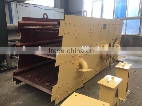 mini electric motor sand double deck vibrating screen