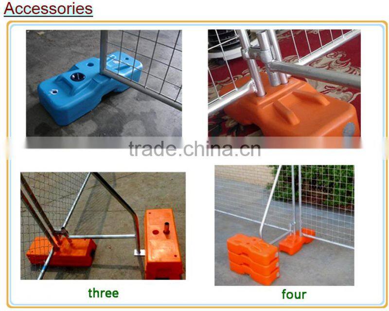 profession factory temporary fence,galvanized+powder coated temporary fence
