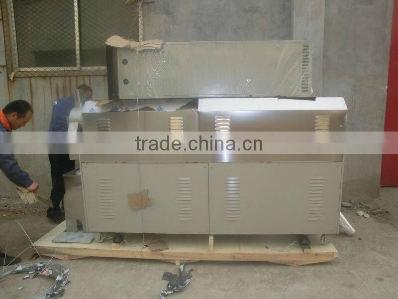 twin screw extruder price/twin screw extruder food snacks machine/pet food extruder/extruder for fish food