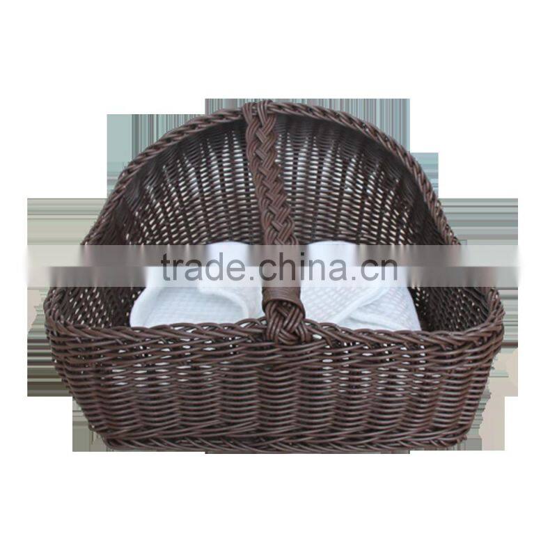 UK Popular Manufacturer storage Shoe Basket for Hotel