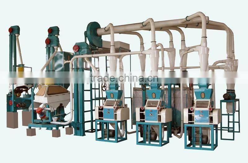 Samll scale20tpd corn mill grinder for sale for corn grits and flour
