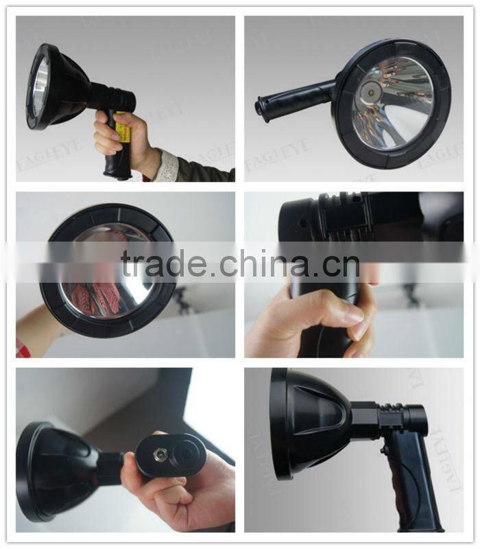 handheld cree mobile led T6 Guangzhou portable power source Factory Hot Sell police equipment Model T61-LED handheld spotlight