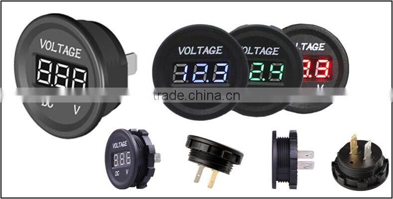 Automobile Motorcycle DC 12V/ 24V LED Digital Car Voltmeter