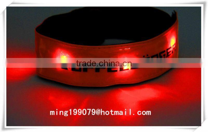 manufacturer Promotinal LED Light Reflective Safety Arm Band