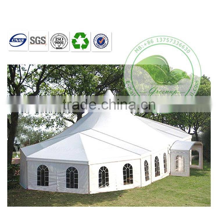 High Frequency Welding White PVC Tarpaulin Party Tent Side Wall