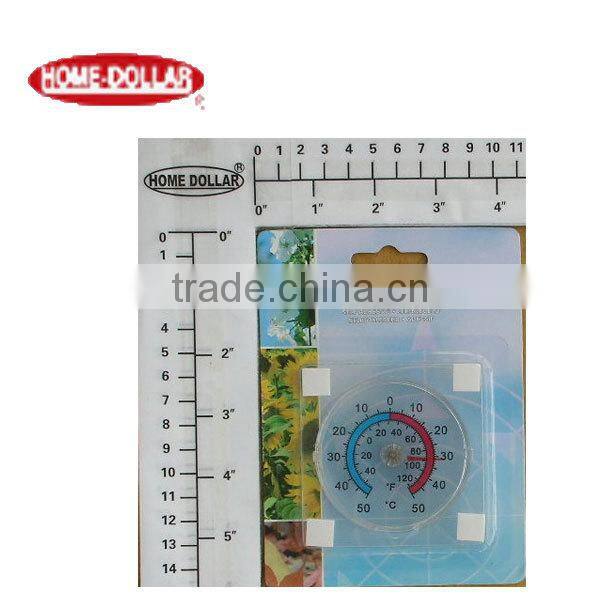 Square Transparent Outdoor Thermometer