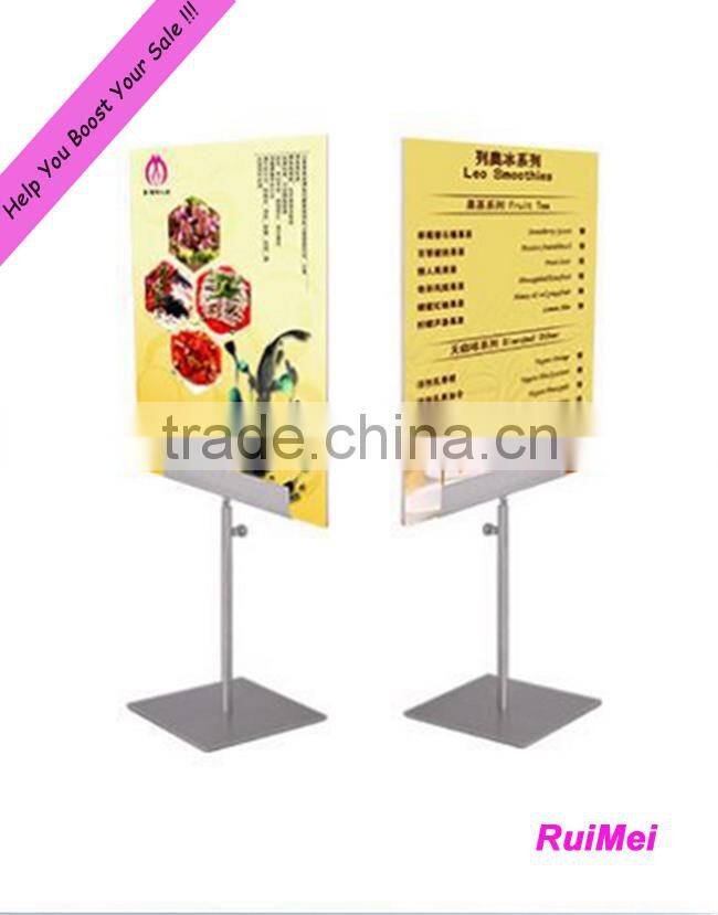Help You Boost Your Sale!!! Metal Table Menu Stand