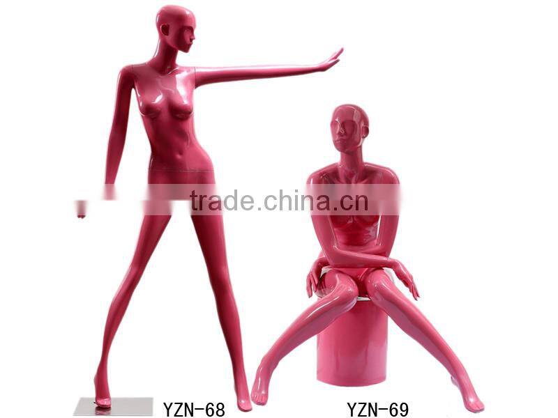 abstract sex female lying mannequin for swimswear window display