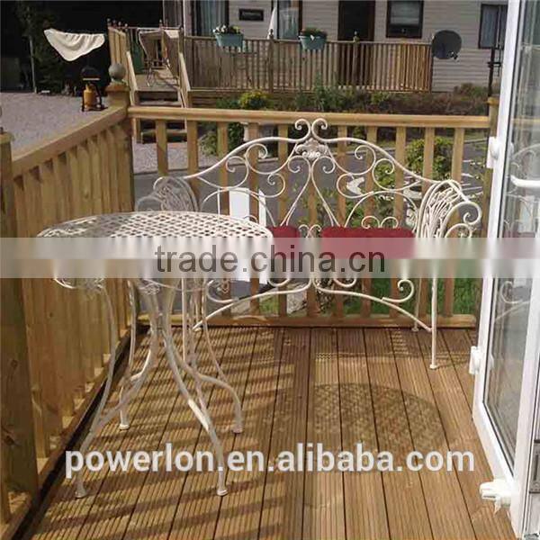 KD Garden Bench Antique Cream Fantastic