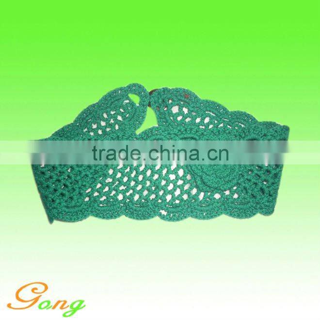 HOT! Cotton knit headband flower Multicolor Elastic hair band