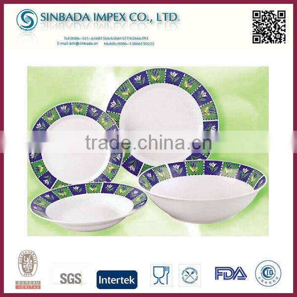 China manufacture Chocolate Color Ceramic Dinner Set / Ceramic Tableware