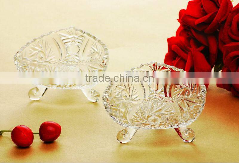 High quality glass sugar bowl,candy box,glassware
