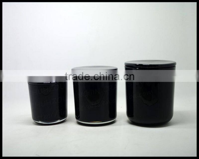 North America super quality best selling factory customized glass candle jar