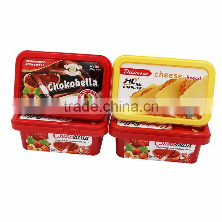 250g Food Packaging Plastic Sauce Cup, High Quality Plastic Containers for Sauces