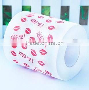 Factory Wholesale Virgin Wood Pulp Novelty Printed Toilet Paper